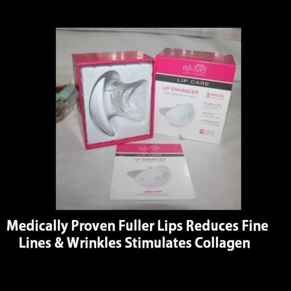 New $125 Revive Lip Care Enhancer Device For Fuller Plumper Lips Less Wrinkles - Picture 1 of 10